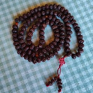 Tibet Buddhist Mala Rosary Prayer Beads Vajra Bodhi-ci Ruyi Prayer Beads!
